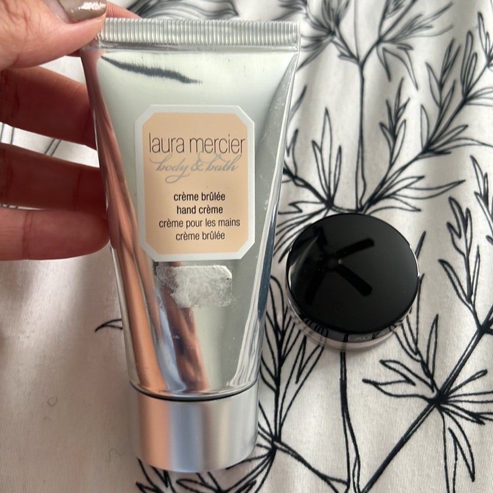 laura mercier hand creme and translucent loose setting powder